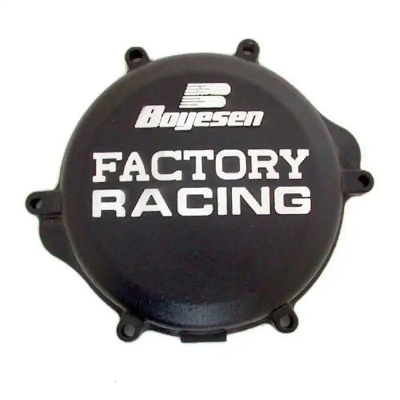 Couvercle de carter d'embrayage BOYESEN Factory Racing noir Suzuki RM-Z125 Seulement Aujourd&rsquo;hui