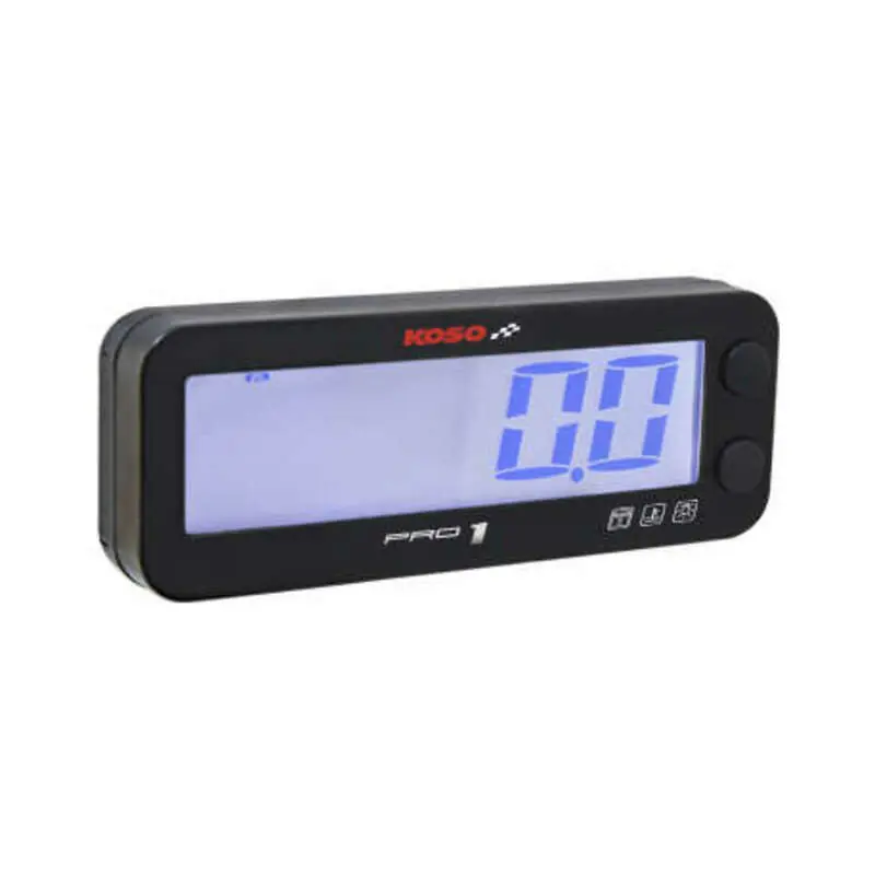 Compte-tours KOSO Pro-1 LCD multifonctions noir Prix Choc