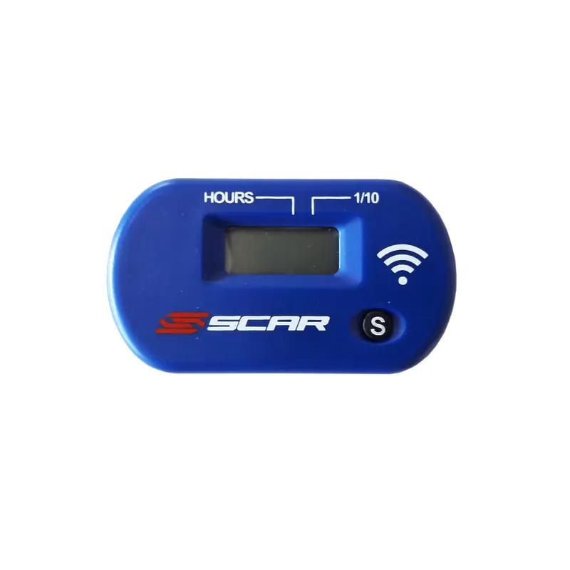 Compteur d'heures SCAR Sans-fil avec Velcro bleu Acheter En Ligne