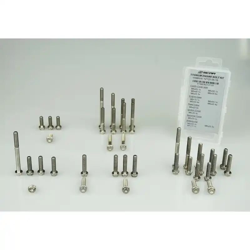 Kit vis moteur SCAR titane 40 vis KTM EXC-F450 Top Vente