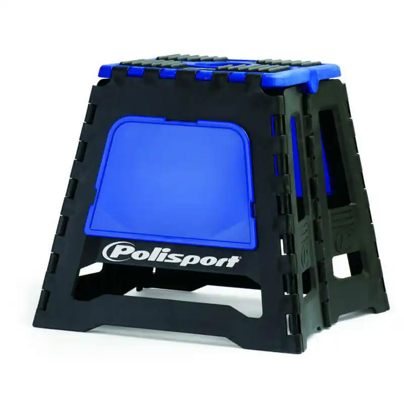Super Prix Lève-moto fixe POLISPORT repliable bleu/noir