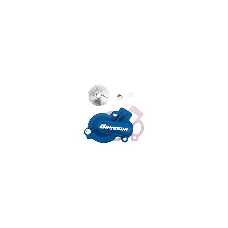 Bon Marché Couvercle de pompe à eau + turbine BOYESEN SuperCooler bleu – Husqvarna FE/FC 450/501