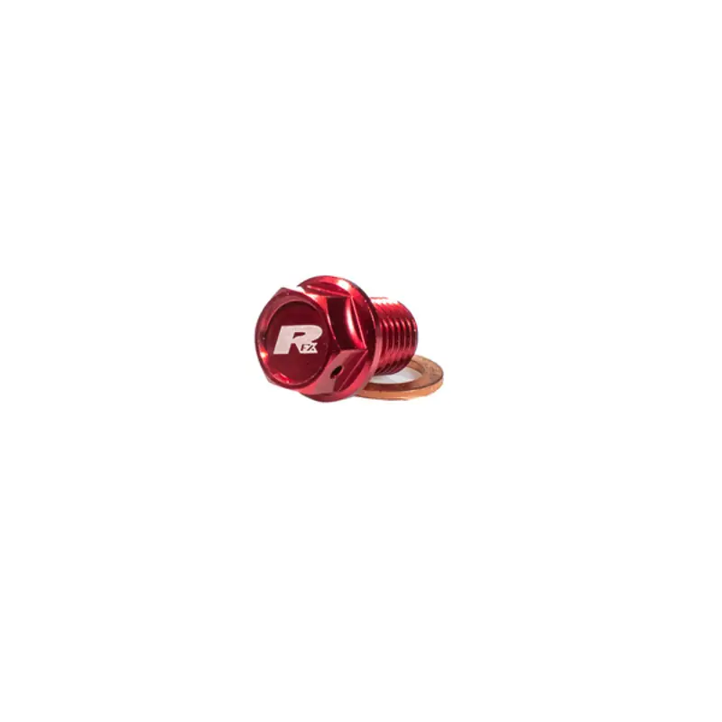 Bouchon de vidange aimanté RFX (rouge) [M8 x 20 mm x 1,25] Remise