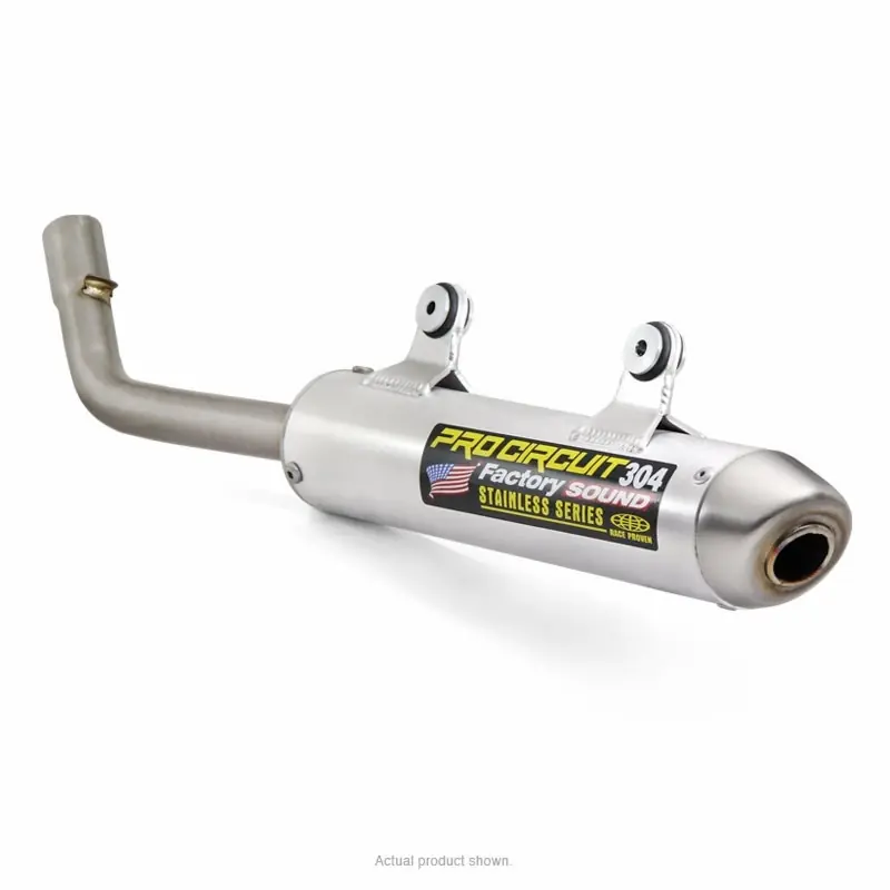 Silencieux PRO CIRCUIT 304 alu brossé/casquette inox KTM Remise