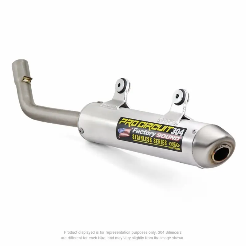Silencieux PRO CIRCUIT 304 alu brossé/casquette inox KTM/Husqvarna Remise