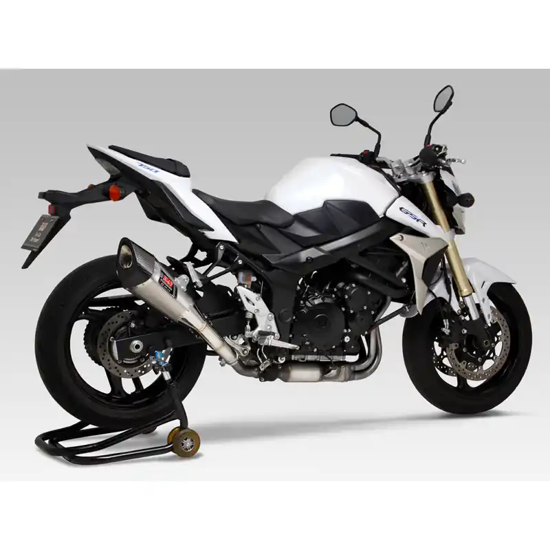 Silencieux YOSHIMURA R11 inox/casquette carbone Suzuki GSR-750 Produit De Marque