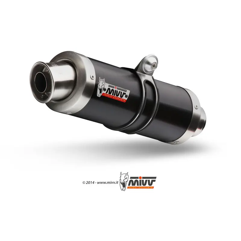 Silencieux MIVV GP inox brossé noir GSX-R600/GSX-R750 Bon Marché