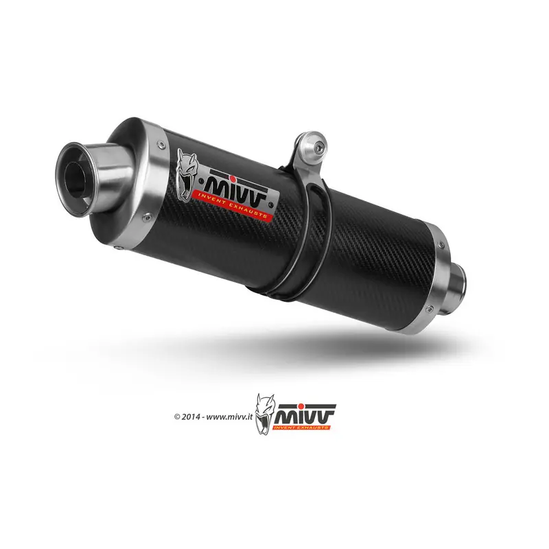 Acheter En Ligne Silencieux MIVV Oval Classic carbone Suzuki GSX-R600/R750