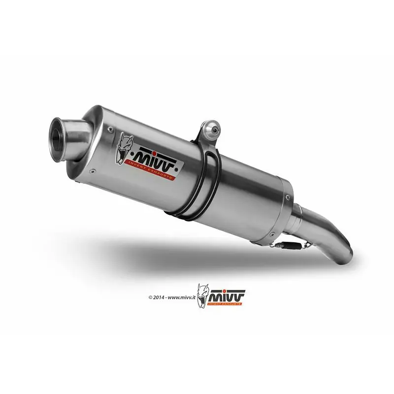 Silencieux double MIVV Oval Classic inox Yamaha XT660 X/R/Z Prix Cassé