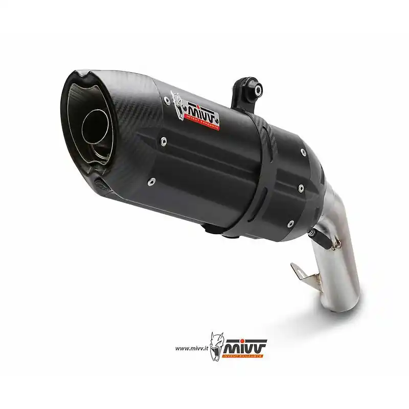 Silencieux MIVV Suono inox brossé noir Suzuki GSX-S1000 Vente Flash