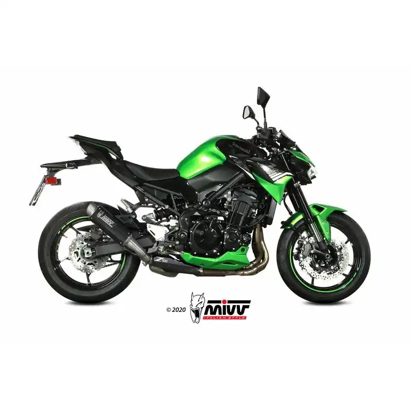 Silencieux MIVV GP Pro carbone/casquette inox Kawasaki Z900 Bon Marché