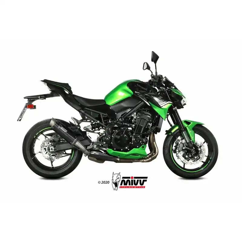 Commande En Gros Silencieux MIVV GP Pro Steel Black/casquette inox Kawasaki Z900