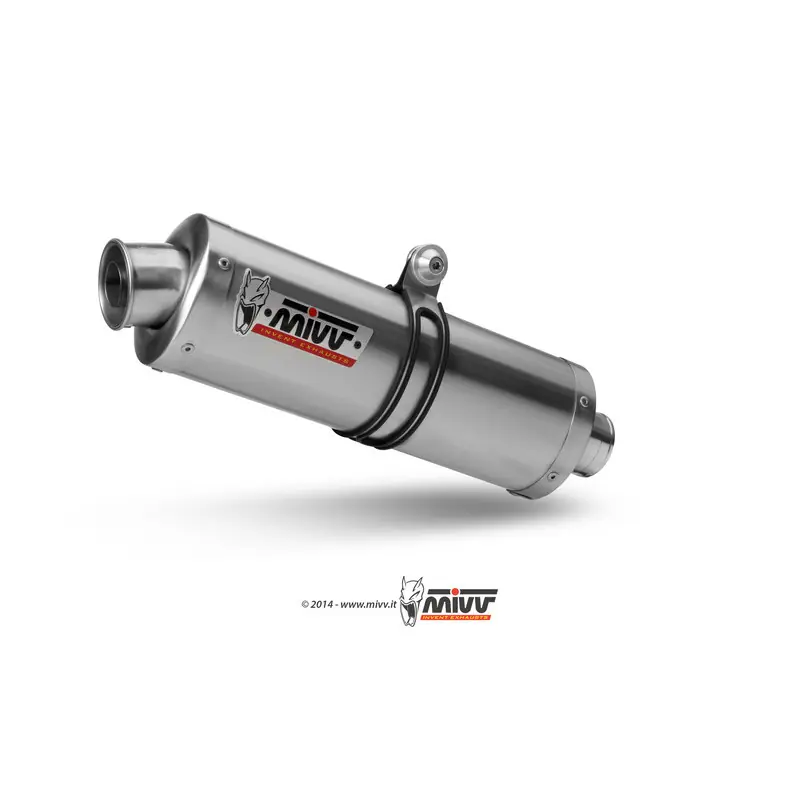 Silencieux MIVV Oval Classic inox Suzuki GSF600 Bandit Nouvel Arrivage