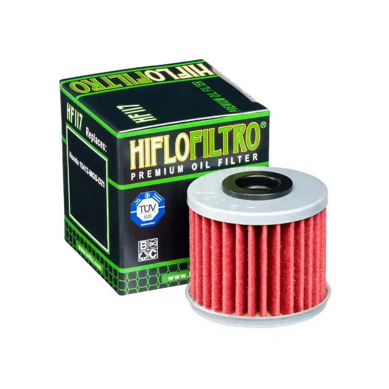 Authentique Filtre à huile HIFLOFILTRO – HF117 Honda