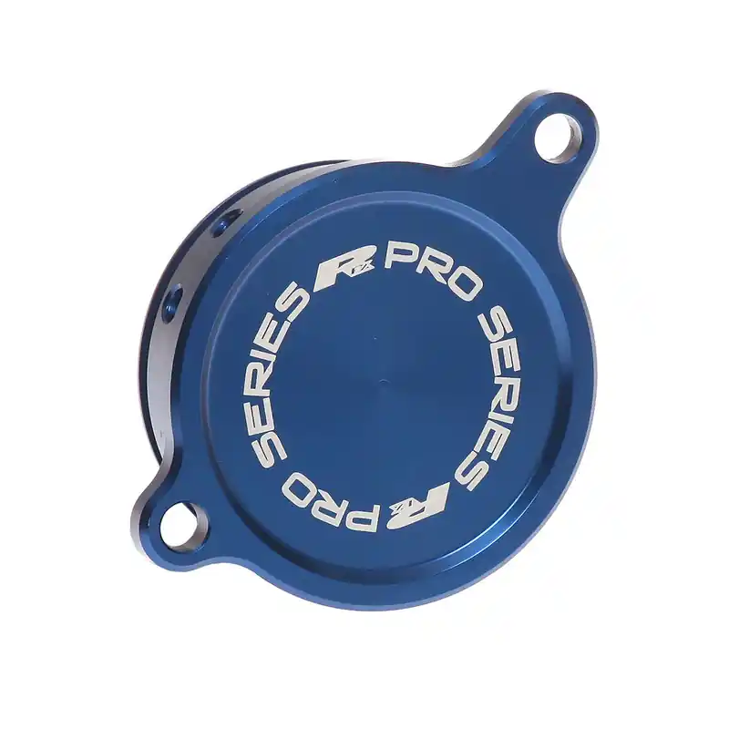 Couvercle de filtre à huile RFX Pro (Bleu) – Kawasaki KXF450 Expédition Rapide