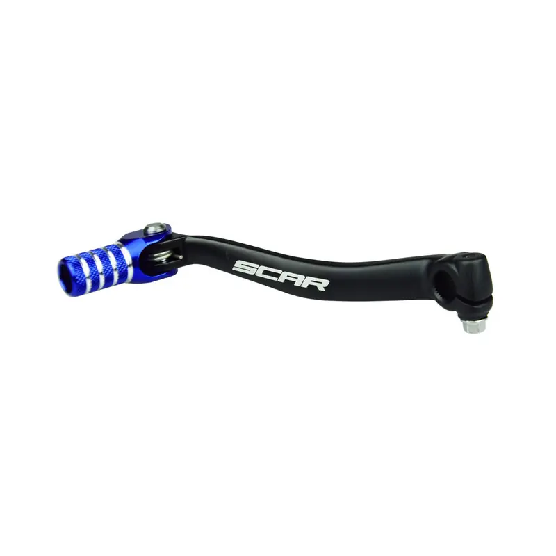 Prix Bas Sélecteur de vitesse SCAR noir mat/embout bleu Kawasaki KX450F