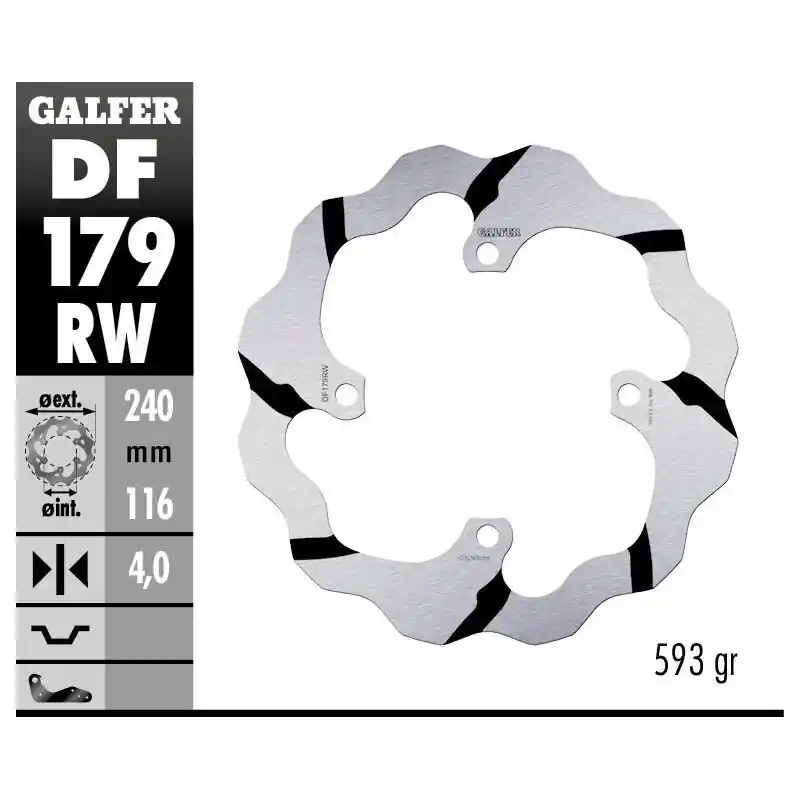 Dernier Modèle BRAKE DISC FIXED WAVE GR