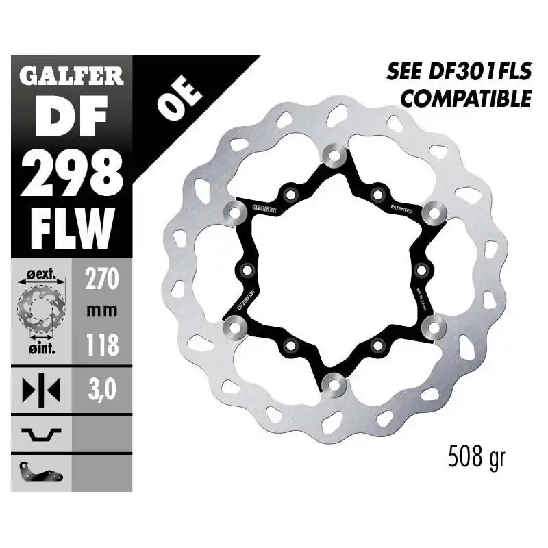 BRAKE DISC FLOAT WAVE Acheter Direct