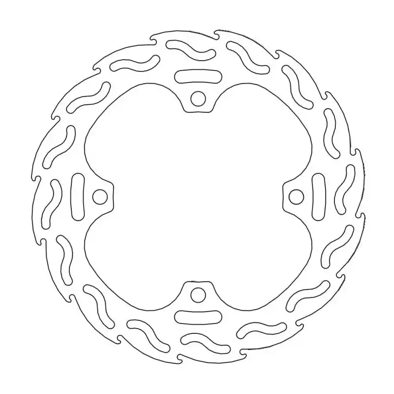 Vente Flash BRAKE DISC FLAME REAR
