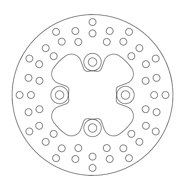 BRAKE DISC ROUND FRONT Acheter En Ligne