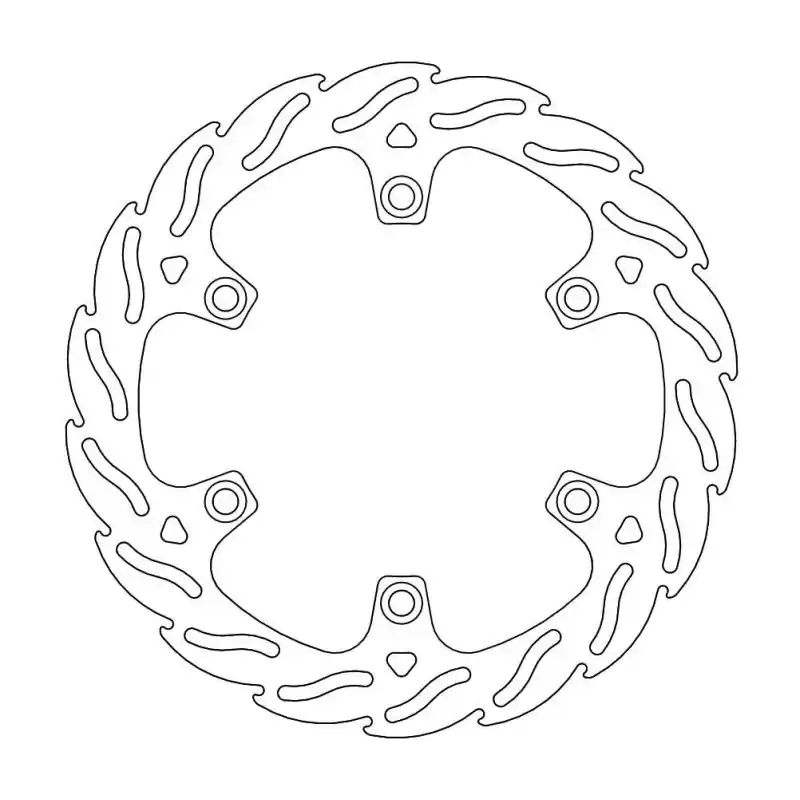 Super Prix BRAKE DISC FLAME FRONT