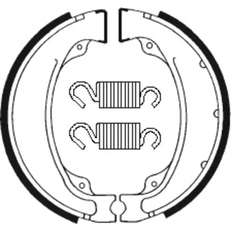 Usine Directe Mâchoires de frein TECNIUM Street/Quad organique – BA055