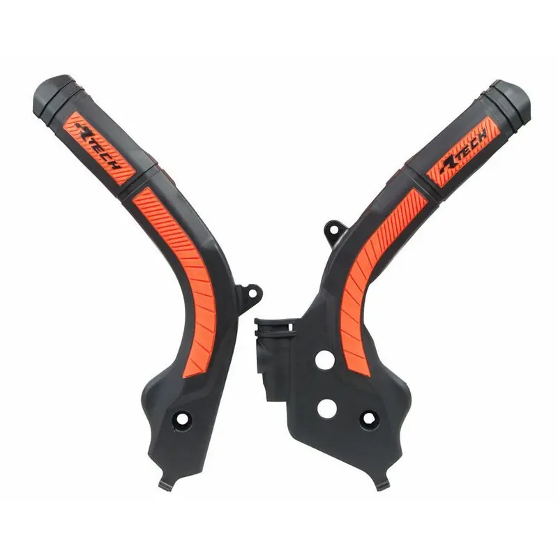 Protège cadre RACTECH bi-matières noir/orange Expédié Aujourd&rsquo;hui