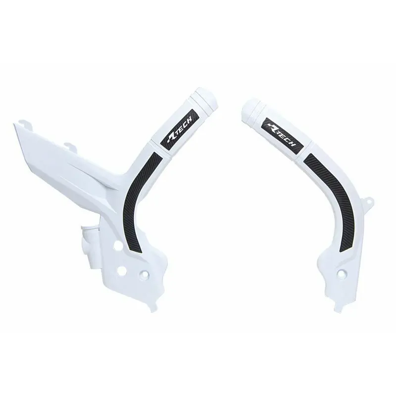 Dernier Modèle Protège cadre RACTECH bi-matières blanc/noir