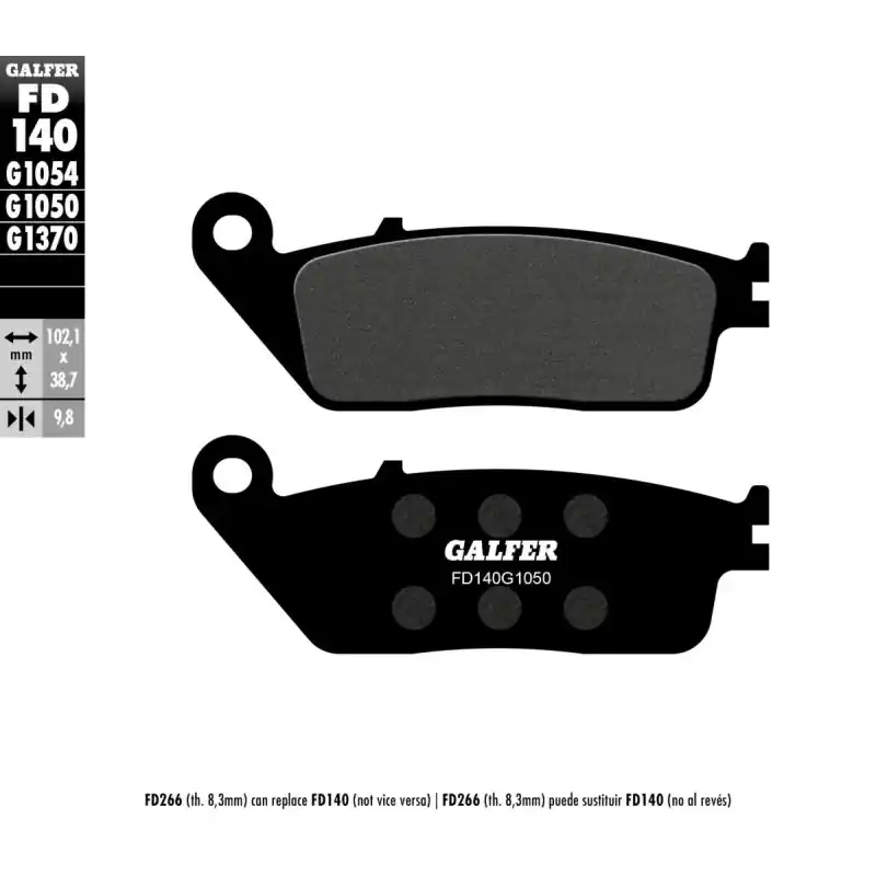 Nouveauté BRAKE PAD SEMI METAL SCOOTER