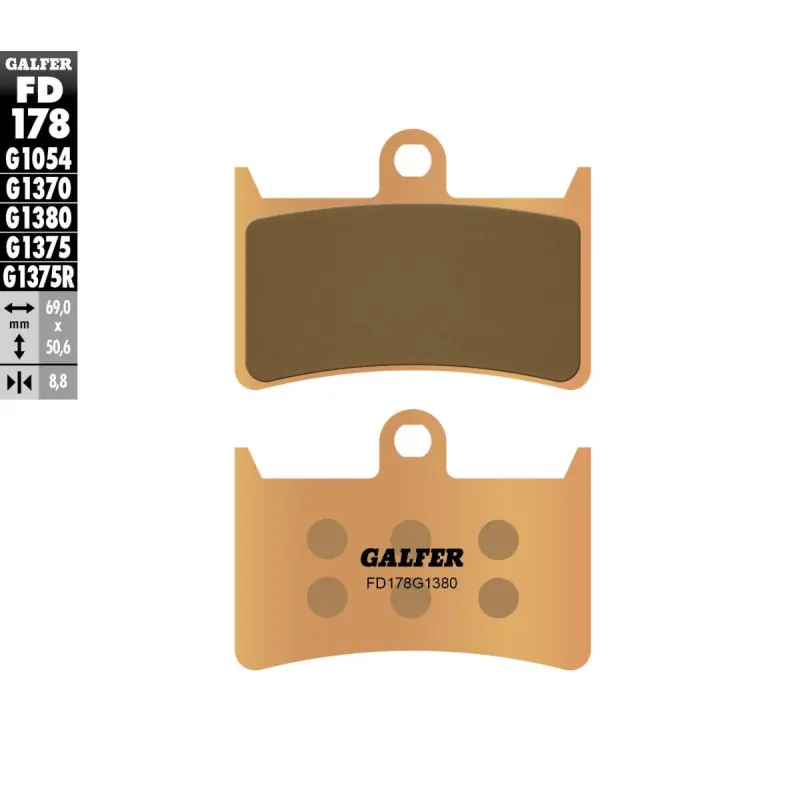 BRAKE PAD SINTERED SCOOTER Satisfait Ou Remboursé