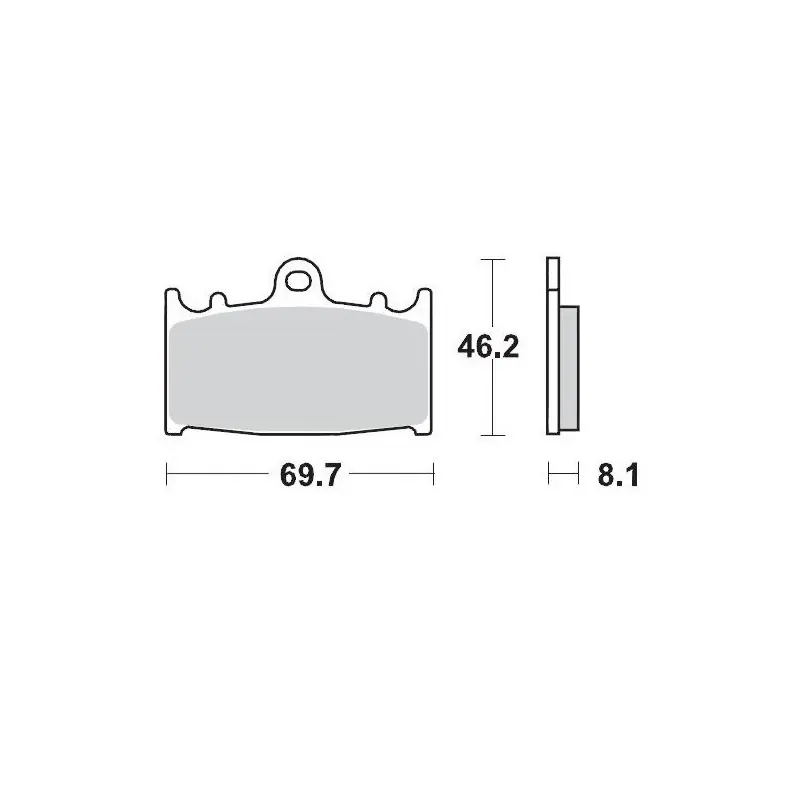 BRAKE PAD RACING GP Nouvel Arrivage