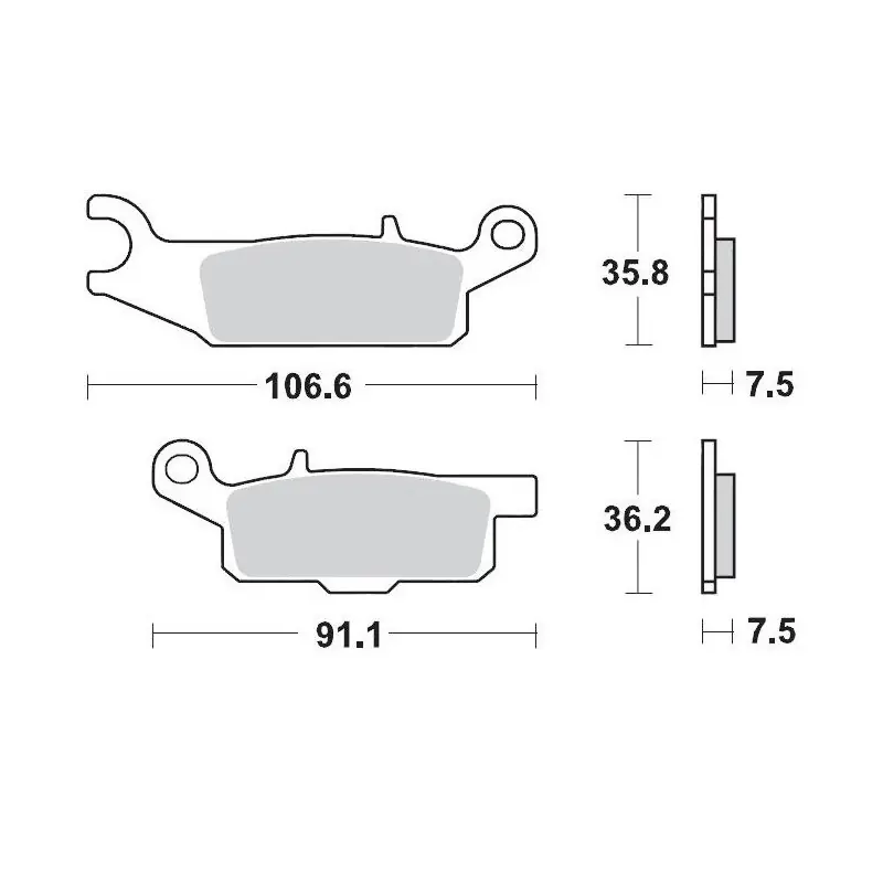 BRAKE PAD RACING Super Prix