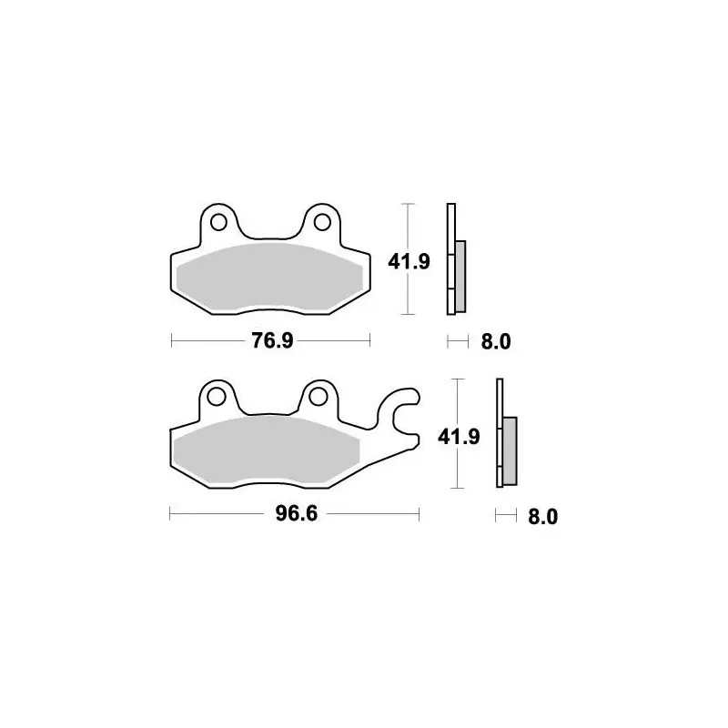 Seulement Aujourd&rsquo;hui BRAKE PAD NITRO