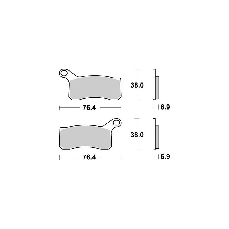 Expédition Rapide BRAKE PAD NITRO