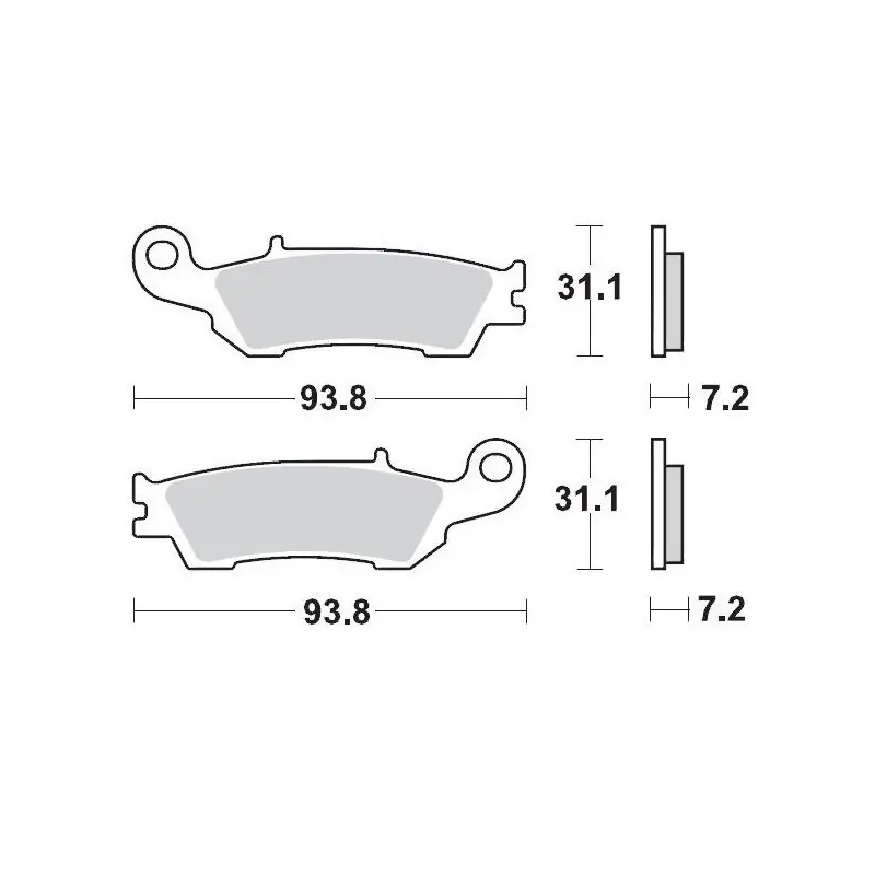 BRAKE PAD NITRO SPORT Expédié Aujourd&rsquo;hui