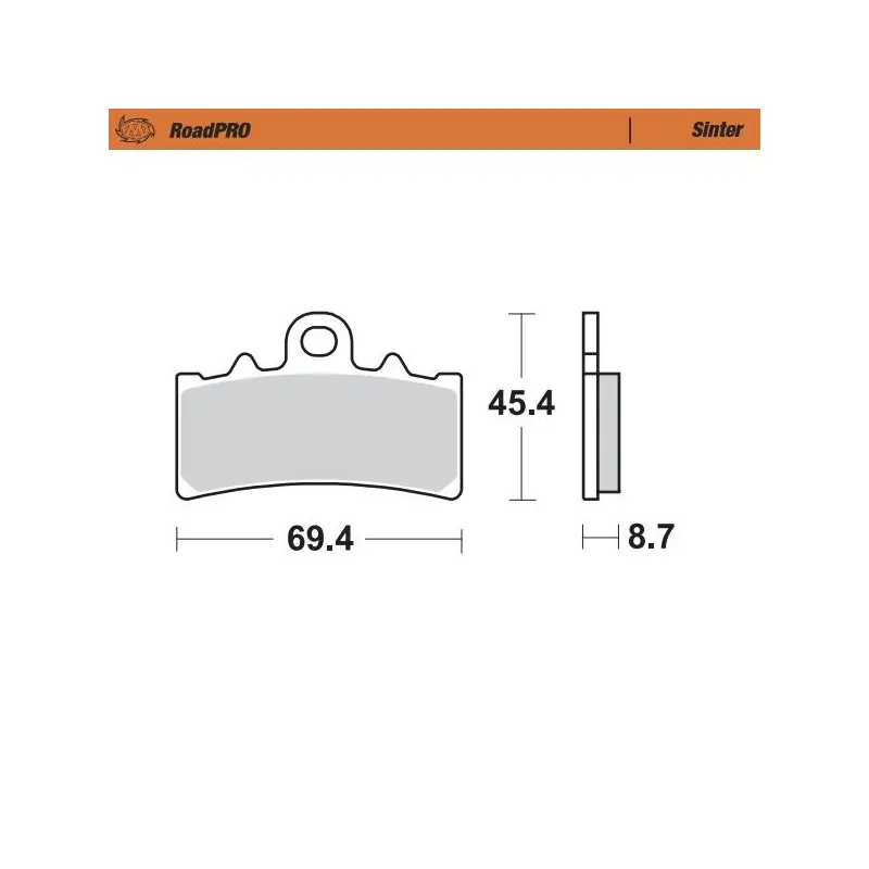 BRAKE PAD SINTER FRONT Super Prix
