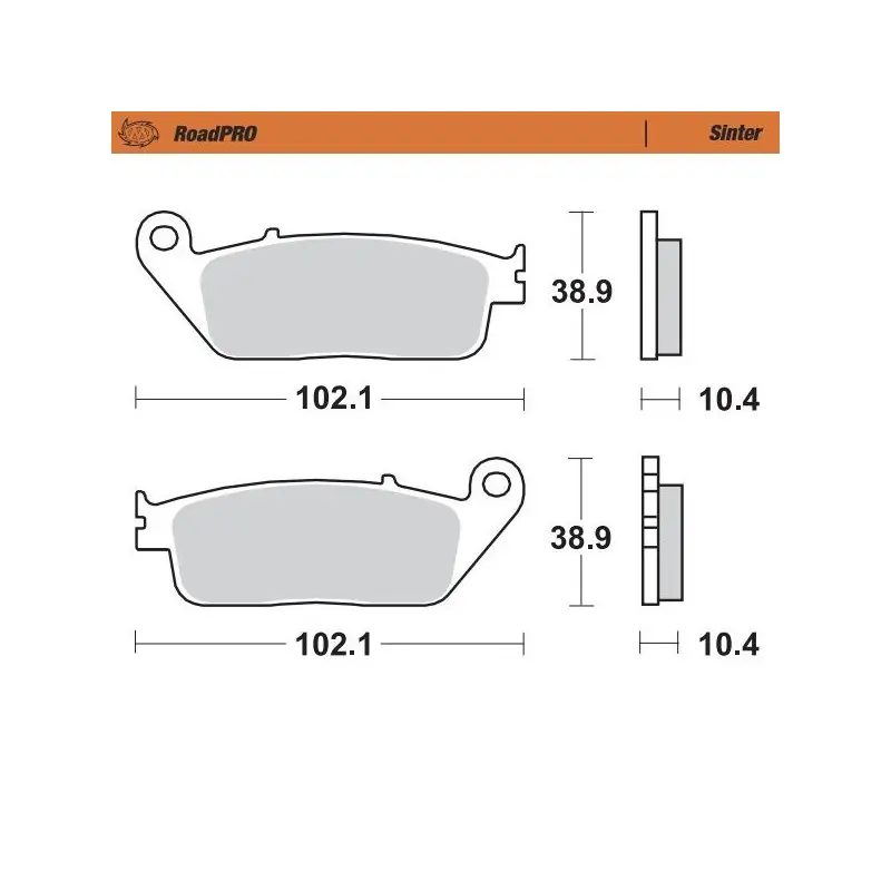 Expédition Rapide BRAKE PAD SINTER REAR