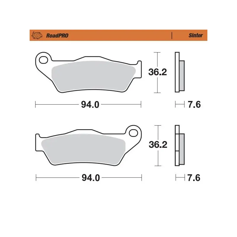 BRAKE PAD SINTER REAR Commande En Gros