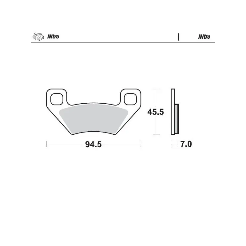 BRAKE PAD NITRO Prix Choc