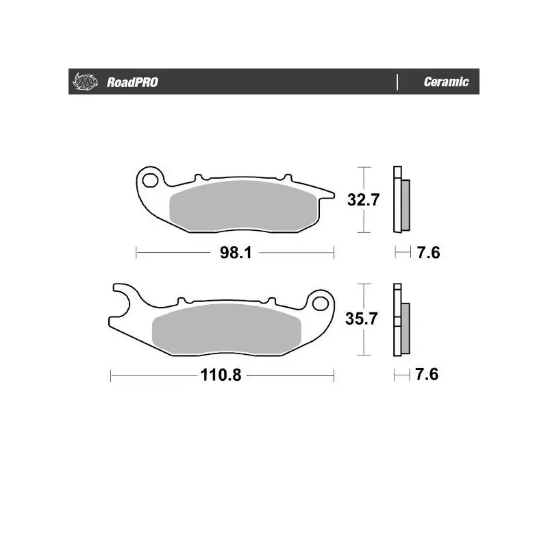 BRAKE PAD CERAMIC Quantité Limitée