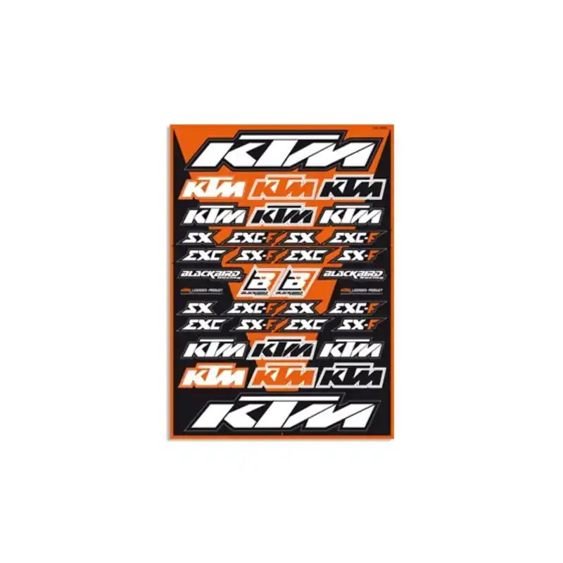Jusqu&rsquo;à Épuisement Des Stocks Planche de stickers BLACKBIRD KTM