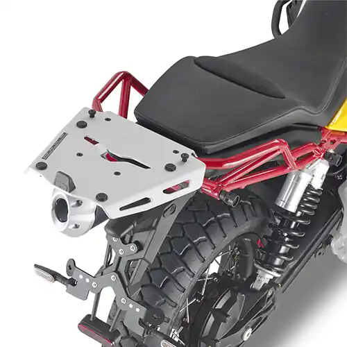 Support de top case en aluminium pour Moto Guzzi V85 TT (année 19-) Givi Nouvelle Collection