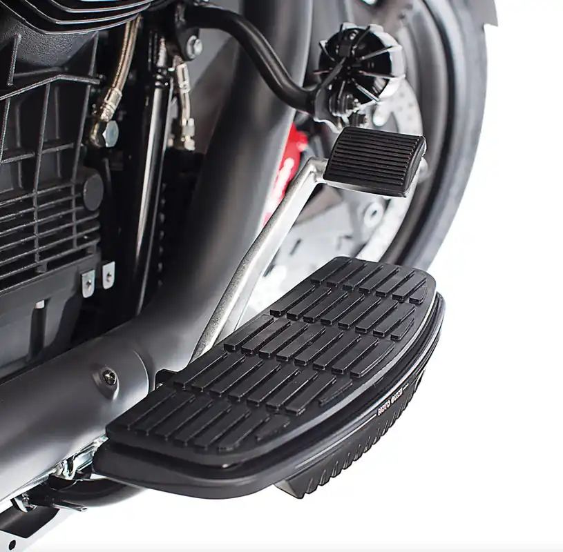Habillage de marchepied, aluminium, noir pour Moto Guzzi MGX 21/ Audace Meilleure Vente
