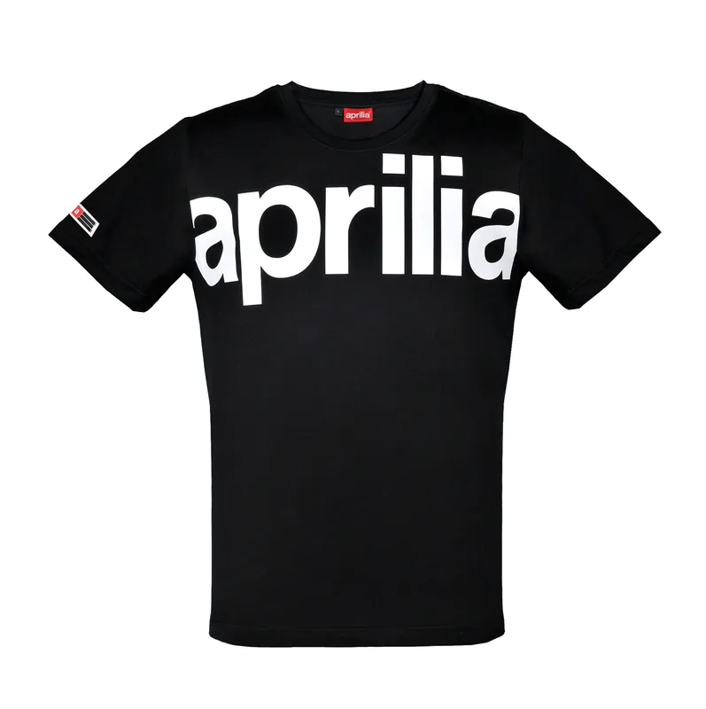 Aprilia Wide T-shirt noir S Prix Bas