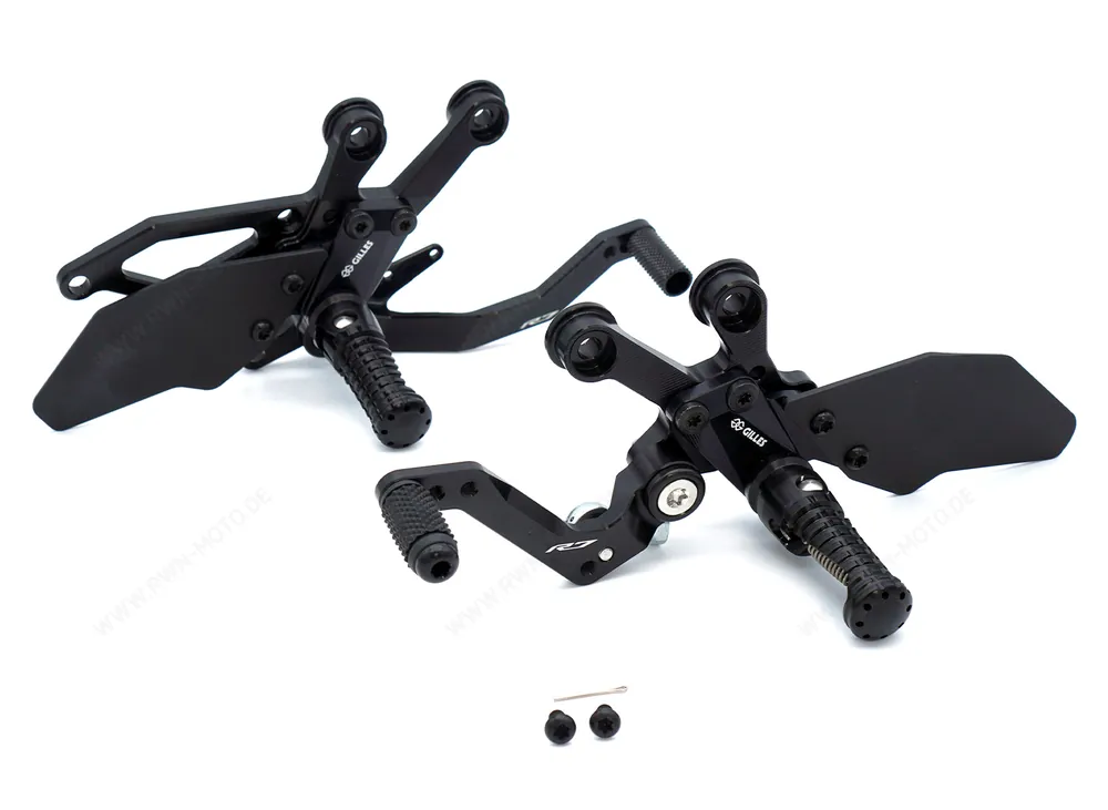 Vente Flash Repose-pieds réglables en billet-aluminium pour Yamaha YZF-R7 2021-