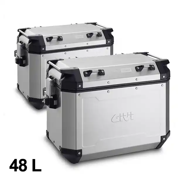 Prix Promo Givi Kit de valises latérales en aluminium Trekker Outback 48L Monokey