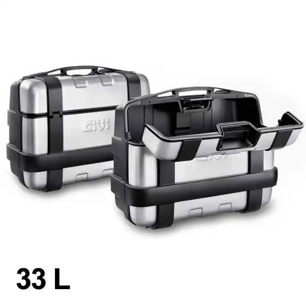 Kit de valises Givi Trekker 33L noir alu Monokey Pas Cher