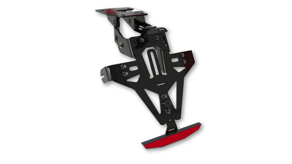 Achat Immédiat Support de plaque d&rsquo;immatriculation court avec éclairage pour Honda CB 125 R (18-)