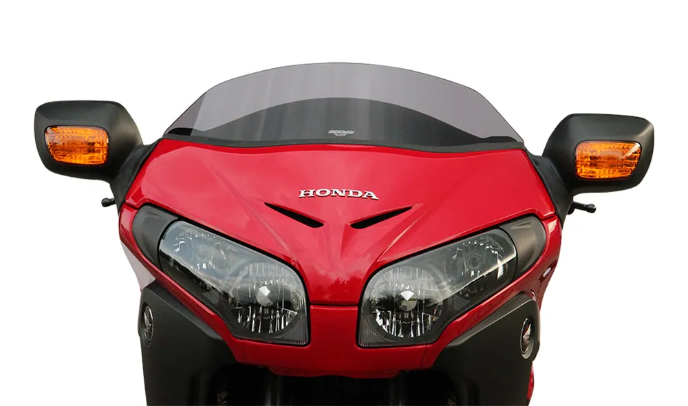 Vitre moulée d&rsquo;origine MRA « ON » pour HONDA GL1800 F6B BAGGER (année 12-17) Gris fumée Certifié