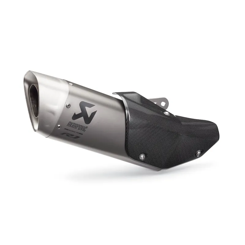 Authentique Akrapovic Yamaha YZF-R1 Silencieux Slip-on, titane